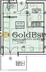 Kawalerka, stan deweloperski, balkon - Strzegom