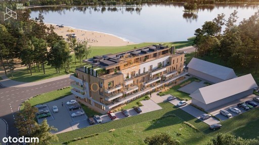 Nowoczesny apartament z widokiem na zalew i las