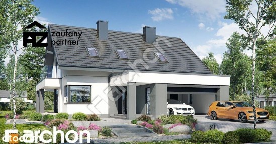 Dom na działce 8 ar z garażem na 2 samochody