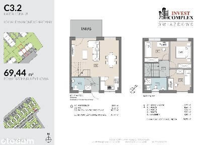 4-pokojowy dom 69m2 + ogródek Bezpośrednio