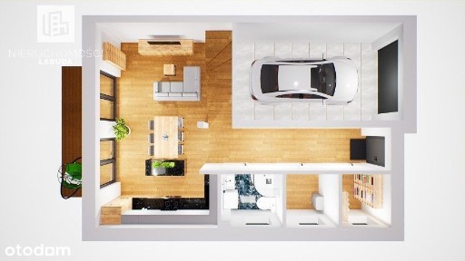 Dom w zabudowie bliźniaczej w spokojnej okolicy