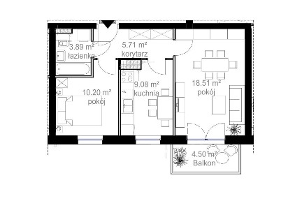 Nowe mieszkanie z balkonem i windą w Pelplinie