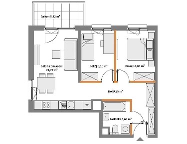 3 pokoje | Duży prywatny ogród | 64 m² | Fajna okolica | 0% PCC
