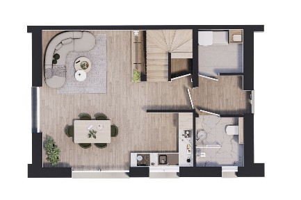 DOM 90,73 m² z Ogródkiem W cenie Pompa i Rekuperator 2 m. postojowe
