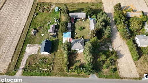 Siedlisko z domem i zabudowaniami-Skrzynice,3667m2