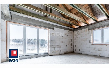 Nowy bungalow w stanie surowym zamkniętym, Leśniew