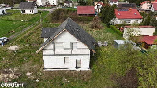 dom w stanie surowym * GRUTA * działka 628 m2