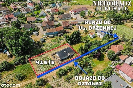 Dom stan surowy zamknięty + działka 964 m²