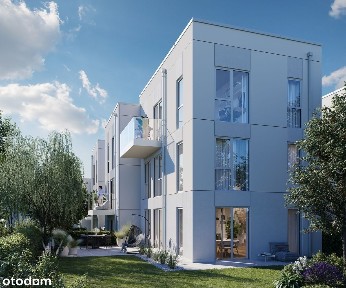 Dwupoziomowe mieszkanie z ogródkiem, w spokojnej okolicy