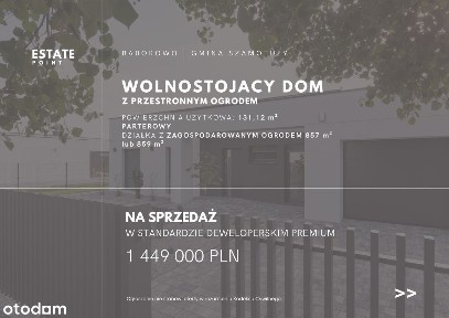 Piękny dom wolnostojący w standardzie deweloperskim PREMIUM | BABOROWO