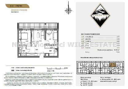 Mieszkanie, 47,47 m², Lesko