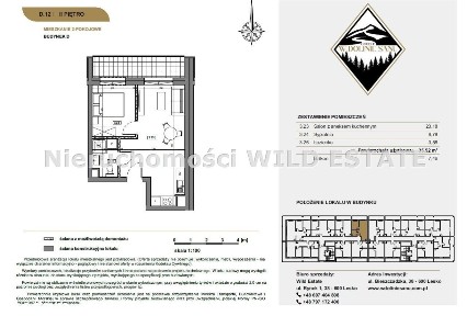 Mieszkanie, 35,52 m², Lesko