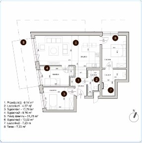 Narożny apartament z ogrodem - 100 m od plaży w Mielnie