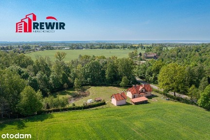 Dwa domy w Sierpinie z własnym stawem