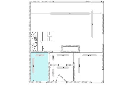 Dom w stanie surowym zamkniętym - Jamno k. Bytowa