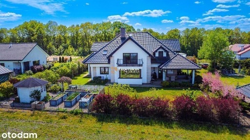 Super dom, duża działka z grillem i warzywniakiem.