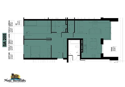 Mieszkanie o pow. 72,19 m2 z balkonem; 5C 102