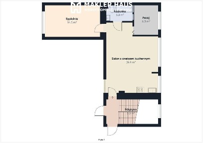 3-pokojowe mieszkanie, parter, Augustów.