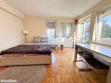 Mieszkanie 2 pok. (53,5m2), ogródek, garaż podziem