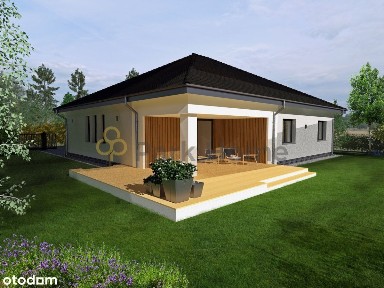 Parterowy dom wolnostojący blisko lasu i jeziora