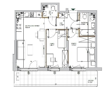 3-pokojowe mieszkanie 58m2 + balkon Bezpośrednio