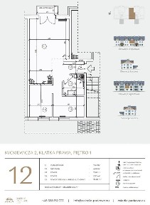 Nowe mieszkanie 51,88m2 + balkon 2.46m2, Słońsk