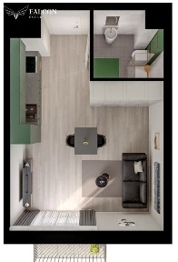 kawalerka z balkonem na Podolanach