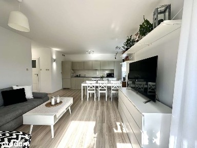 Dwupokojowe mieszkanie na parterze w Warzymicach, Ogródek, garaż