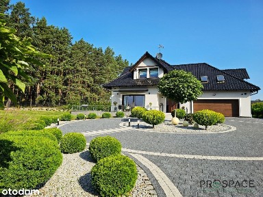 Piękny dom w otulinie lasu, duża działka