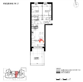Deweloperskie 3 Pokoje 55,48m Osiedle Leśne