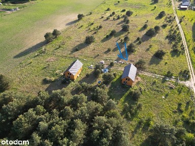 Działka rekreacyjna z domem do wykończenia