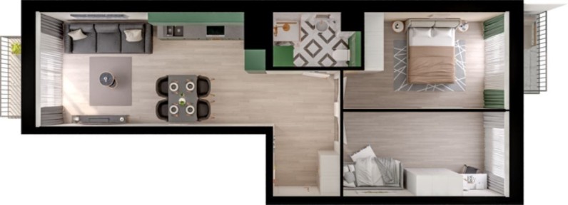 3-pokojowe z ogromnym tarasem! Zobacz na żywo! Poznań Podolany