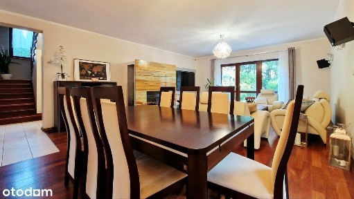 Nowoczesny dom, w mieście pod lasem, dwustanowiskowy garaż, 6 pokoi