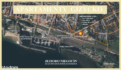 Giżycko - ul. Jeziorna 2/20 - 1 piętro - 44,88 m2