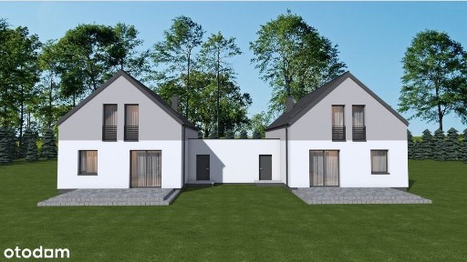 Nowy dom z garażem i użytkowym poddaszem