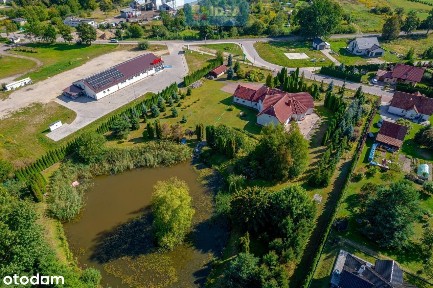 dom parterowy z dużą działką i stawem