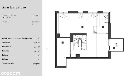 Górny Mokotów | Taras na dachu | Komfort