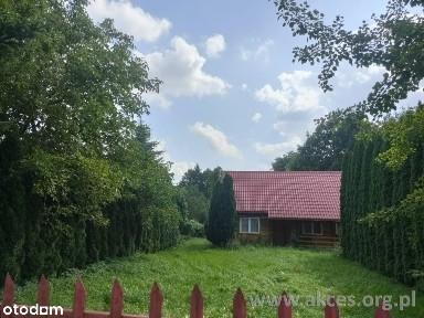 Jeziora g. Pniewy dzialka 1731m2 z domkiem z bala