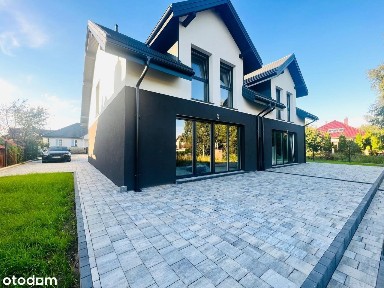 Piekny dom blizniak,duza dzialka, sloneczny taras, Kowale