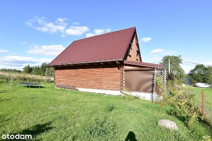 **Piękny dom z bala w Orzechowie**Jezioro