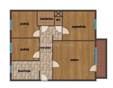 4-pokojowe mieszkanie, balkon Olsztyn, ul. Mroza