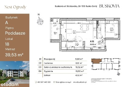 Nowa inwestycja NEXT OGRODY - 43,36m2 za cenę 363.790 tys.zł !