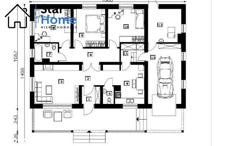 Sprzedam dom w surowym stanie zamkniętym Wierzba!