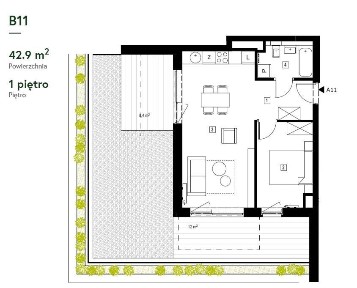Tarasy Rokietnicy - Mieszkanie z tarasem i miejscem parkingowym-cesja