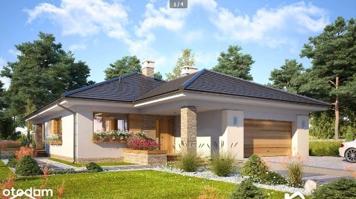 Nowy Parterowy Dom ok.156m2.Piękna Zielona Okolica