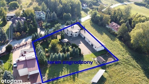 DOM 200m² + MAGAZYN 300m² - STRYKÓW A1/A2 - BEZPOŚREDNIO