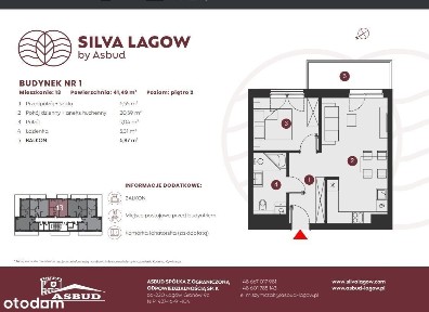 NOWE mieszkanie na os. SILVA LAGOW w Łagowie!