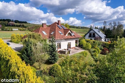 Komfortowy dom na widokowej działce z ogrodem