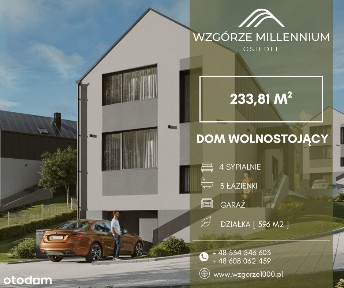 Dom|233 m²|Wzgórze Millennium| Garaż| Działka 596 M2|