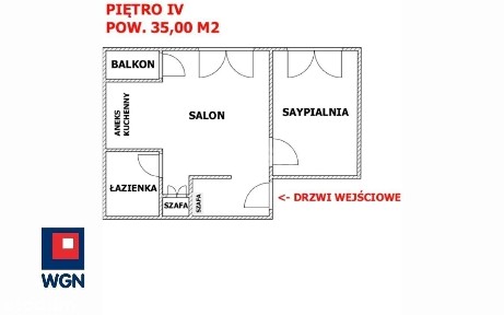 Mieszkanie, 38,50 m², Legnica